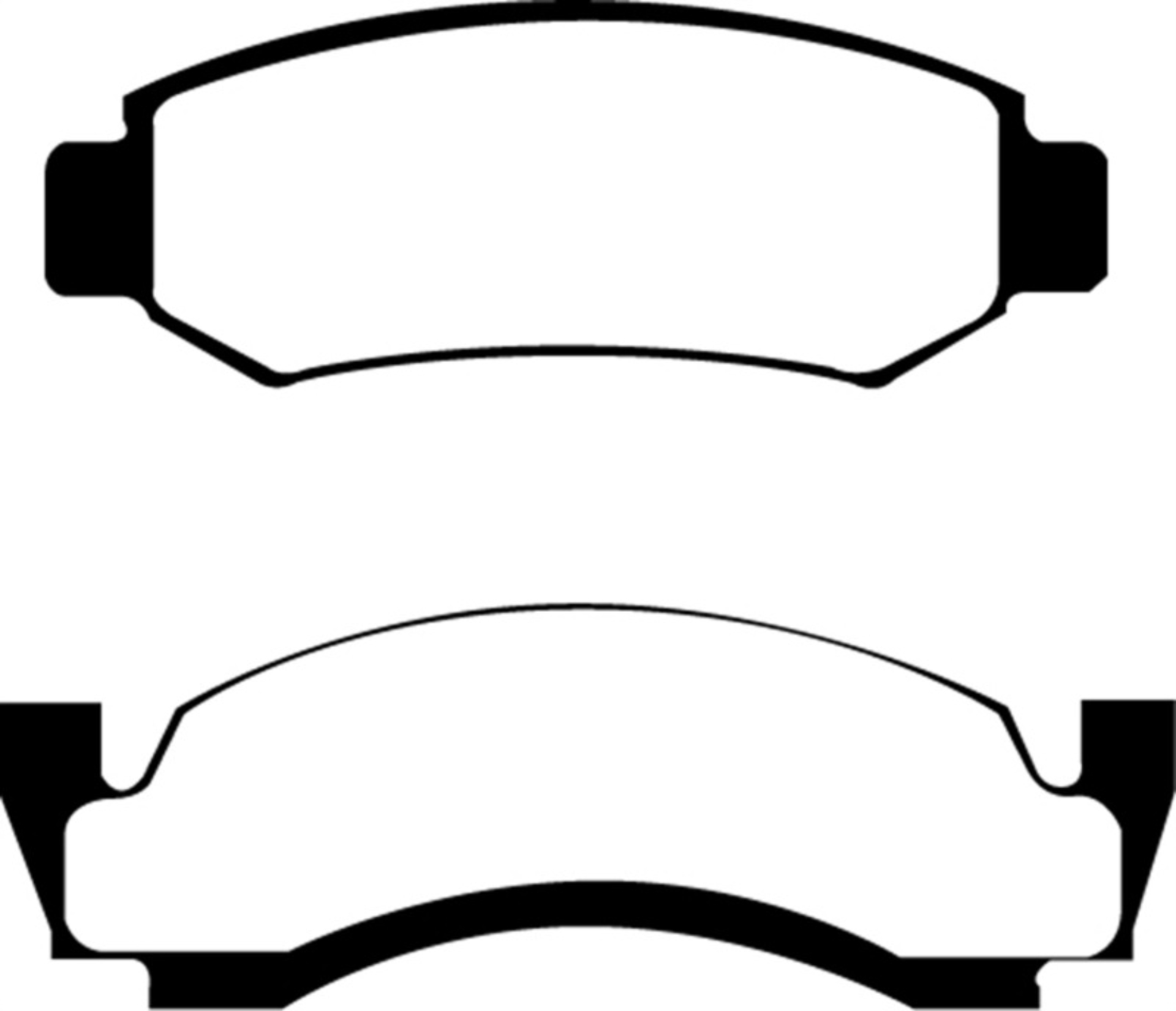 Picture of EBC 76-77 Ford Bronco 3-3 Greenstuff Front Brake Pads