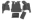 Picture of BedRug 11-16 Jeep JK 2Dr Rear 5pc BedTred Cargo Kit Incl Tailgate & Tub Liner
