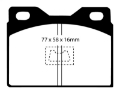 Picture of EBC 76-85 Porsche 924 2-0 Yellowstuff Front Brake Pads