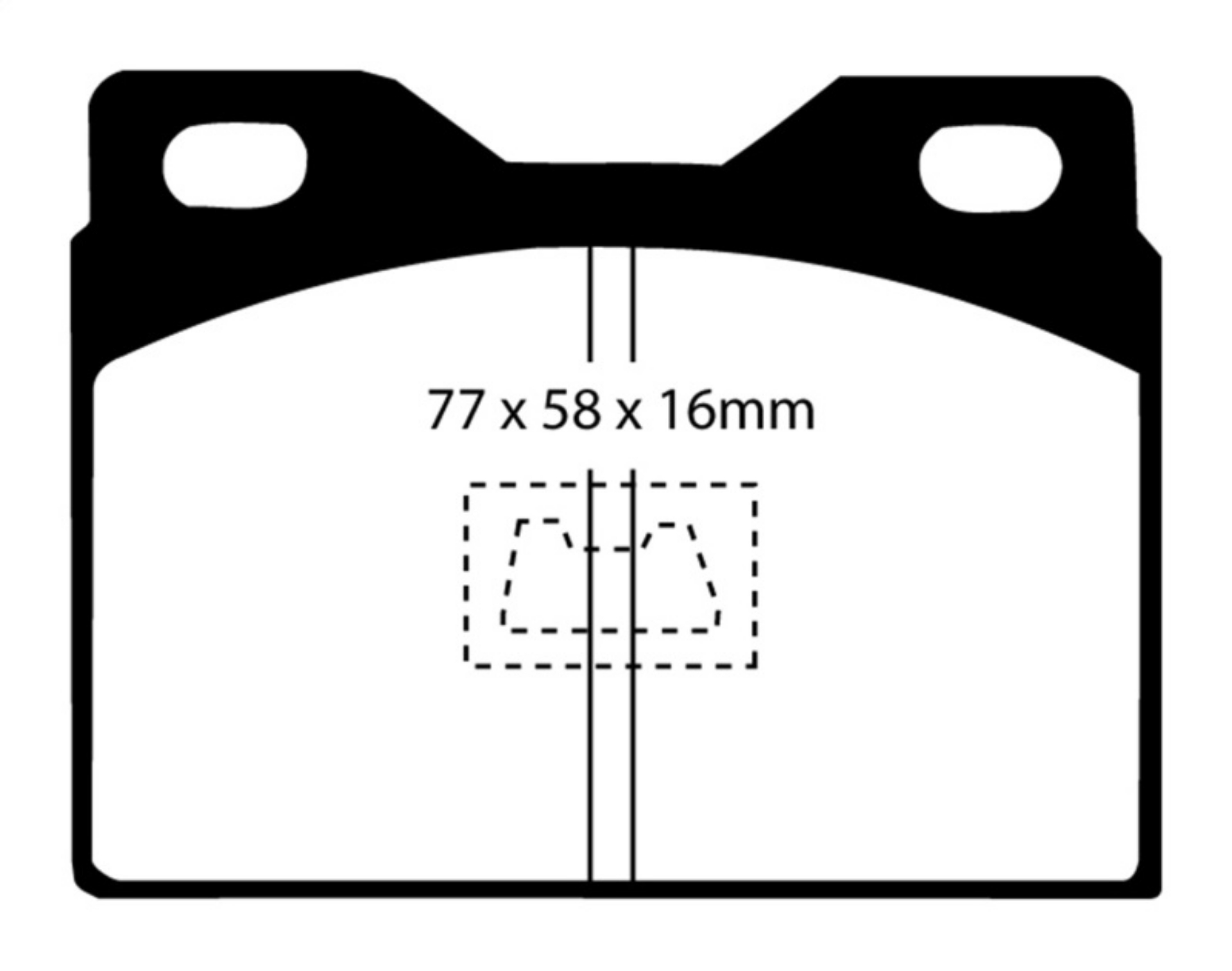 Picture of EBC 76-85 Porsche 924 2-0 Yellowstuff Front Brake Pads
