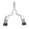 Picture of Stainless Works 2020 Ford GT500 Legend Catback H-Pipe Exhaust Factory Connect - Black Tips