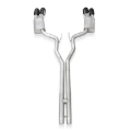 Picture of Stainless Works 2020 Ford GT500 Legend Catback H-Pipe Exhaust Factory Connect - Black Tips