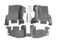Picture of BedRug 97-06 Jeep TJ Front 3pc BedTred Floor Kit w-o Center Console - Incl Heat Shields S-O Only