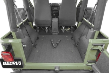 Picture of BedRug 97-06 Jeep TJ Rear 4pc BedTred Cargo Kit Incl Tailgate