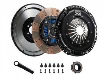 Picture of DKM Clutch VW Beetle-Corrado-Golf-GTI 1-8T Ceramic MC Clutch Kit w-Flywheel 425 ft-lbs Torque