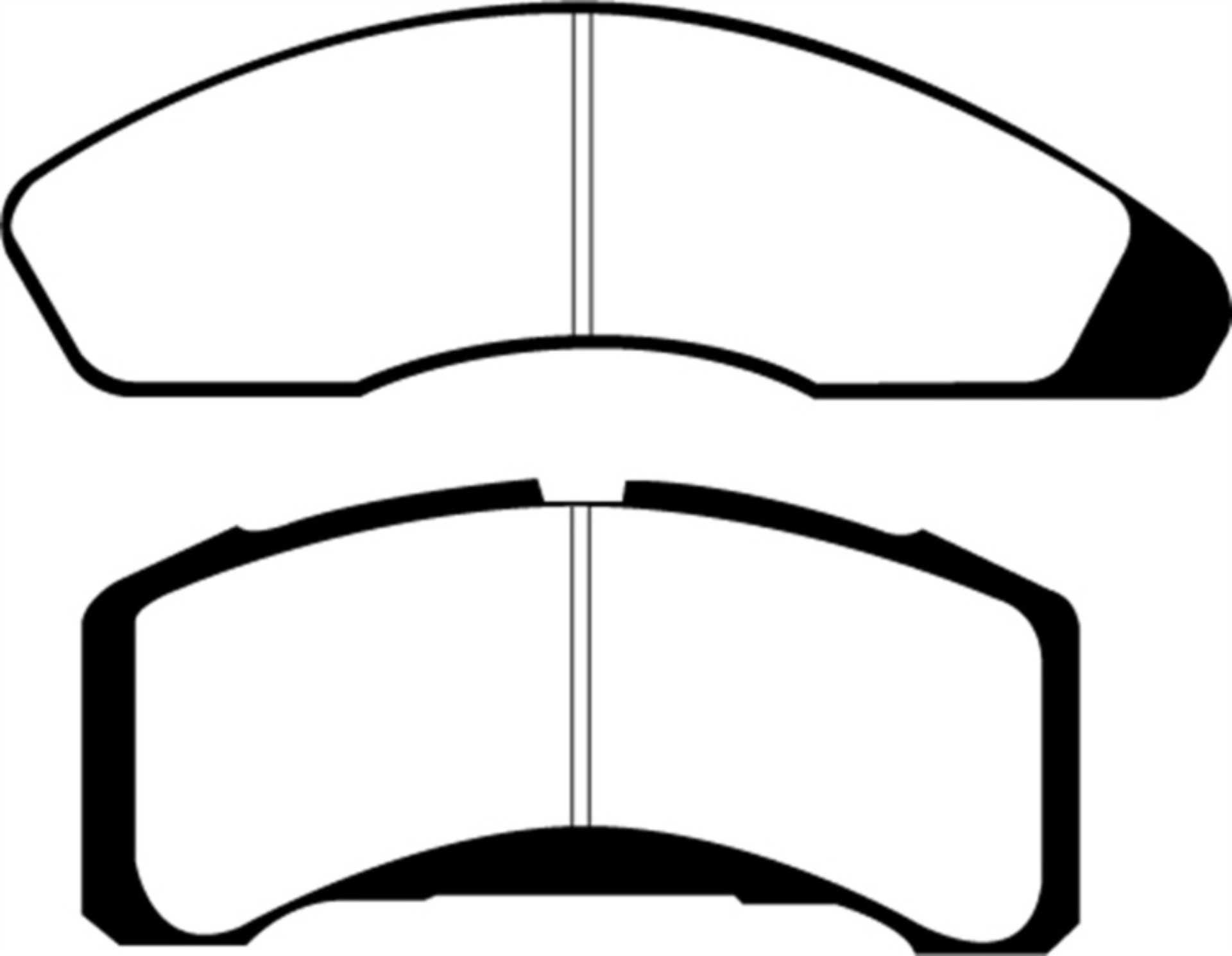 Picture of EBC 78-83 Ford Fairmont 2-3 Greenstuff Front Brake Pads