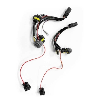 Picture of AlphaRex 10-12 Ford Mustang LUXX LED Proj Headlights Plank Style Chrome w-Activ Light-Seq Signal