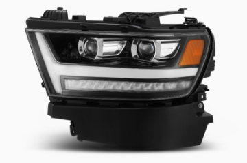 Picture of AlphaRex 19-20 Ram 1500HD PRO-Series Proj Headlights Plnk Style Jet Blk w-Activ Light-Seq Signal-DRL