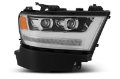 Picture of AlphaRex 19-20 Ram 1500HD PRO-Series Proj Headlight Plnk Styl Chrm w-Activ Light-Seq Signal-Plnk DRL