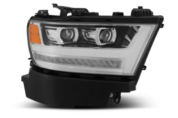 Picture of AlphaRex 19-20 Ram 1500HD PRO-Series Proj Headlight Plnk Styl Chrm w-Activ Light-Seq Signal-Plnk DRL