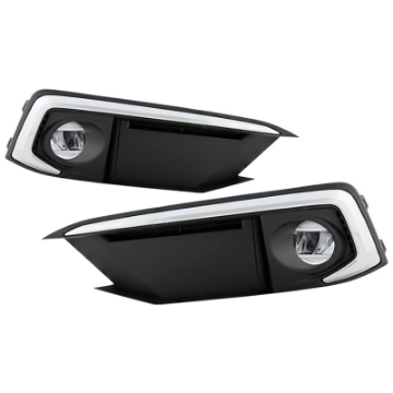 Picture of Spyder Honda Civic 2019+ OEM LED Fog Lights w- OEM switch - Clear FL-HC2019-LED-C