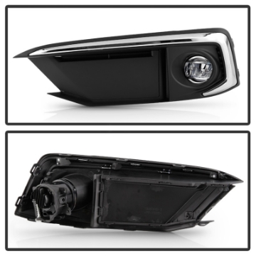 Picture of Spyder Honda Civic 2019+ OEM LED Fog Lights w- OEM switch - Clear FL-HC2019-LED-C