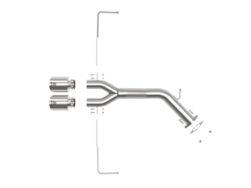 Picture of aFe Takeda 3in-2-5in 304 SS Axle-Back Exhaust w-Polished Tip 19-20 Hyundai Veloster I4-1-6Lt
