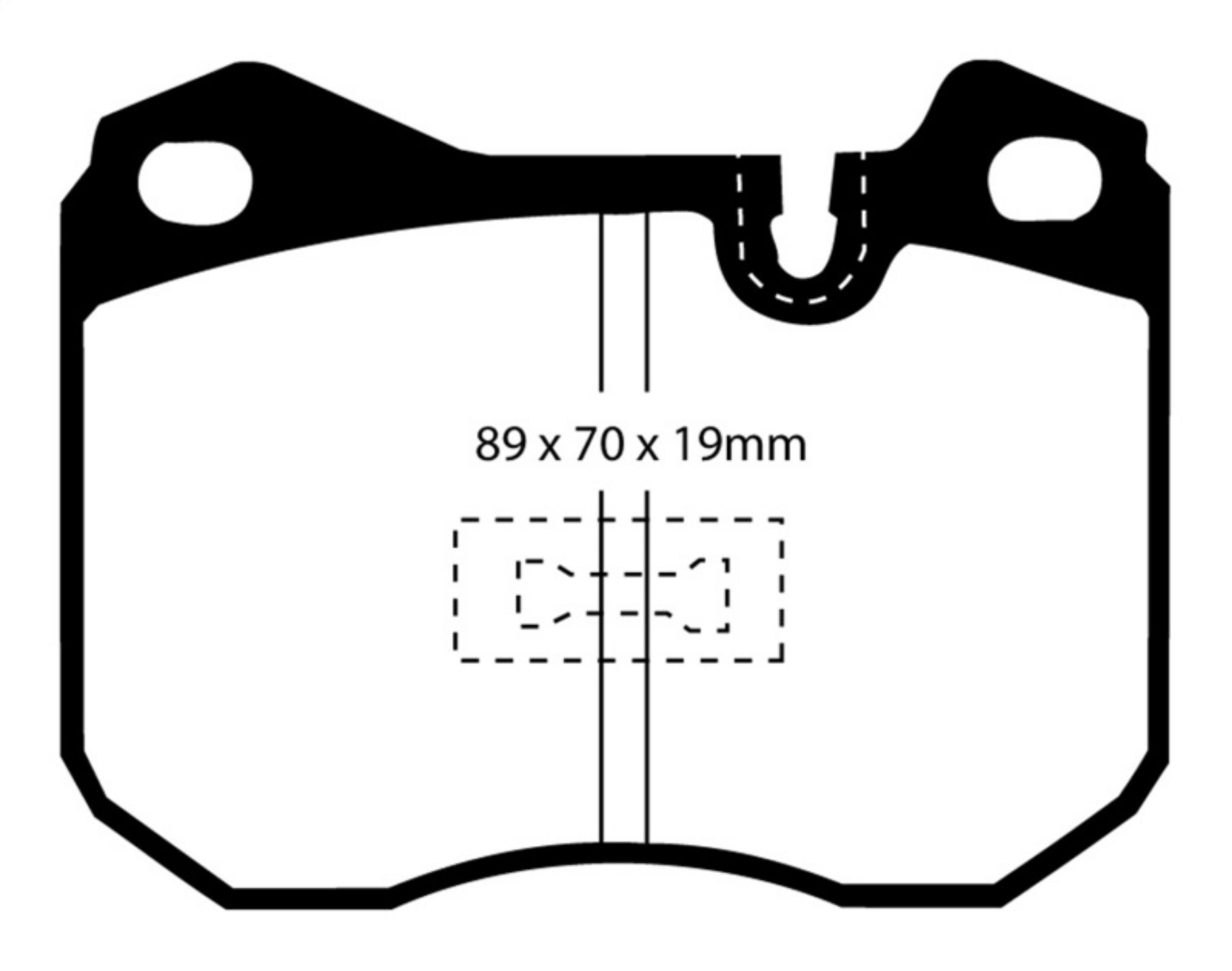 Picture of EBC 79-88 Porsche 924 2-0 Turbo Yellowstuff Front Brake Pads