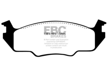 Picture of EBC 80-84 Volkswagen Golf 1-6 Ultimax2 Front Brake Pads