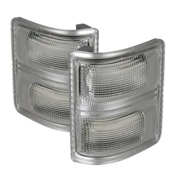 Picture of xTune Ford Superduty 08-14 F250-F550 Amber LED Mirror Signal Lens - Clear ACC-LED-FDSD08-MR-C