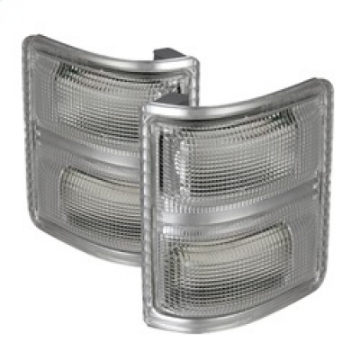 Picture of xTune Ford Superduty 08-14 F250-F550 Amber LED Mirror Signal Lens - Clear ACC-LED-FDSD08-MR-C
