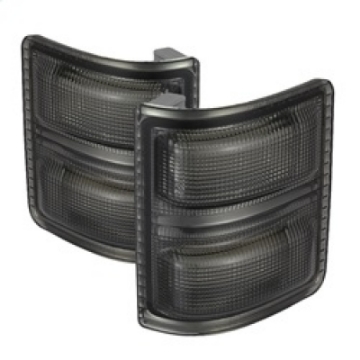 Picture of xTune Ford Superduty 08-14 F250-F550 Amber LED Mirror Signal Lens - Smoke ACC-LED-FDSD08-MR-SM