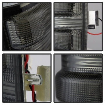 Picture of xTune Ford Superduty 08-14 F250-F550 Amber LED Mirror Signal Lens - Smoke ACC-LED-FDSD08-MR-SM