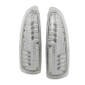 Picture of xTune Ford Superduty F250-F650 03-07 Amber LED Mirror Signal Lens - Clear ACC-LED-FDSD99-MR-C