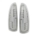 Picture of xTune Ford Superduty F250-F650 03-07 Amber LED Mirror Signal Lens - Clear ACC-LED-FDSD99-MR-C