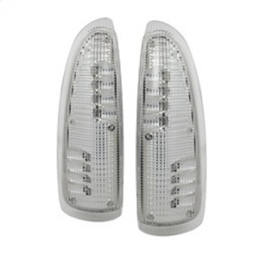 Picture of xTune Ford Superduty F250-F650 03-07 Amber LED Mirror Signal Lens - Clear ACC-LED-FDSD99-MR-C