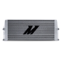 Picture of Mishimoto Heavy-Duty Oil Cooler - 17in- Same-Side Outlets - Silver