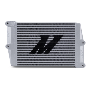 Picture of Mishimoto Heavy-Duty Oil Cooler - 10in- Opposite-Side Outlets - Silver