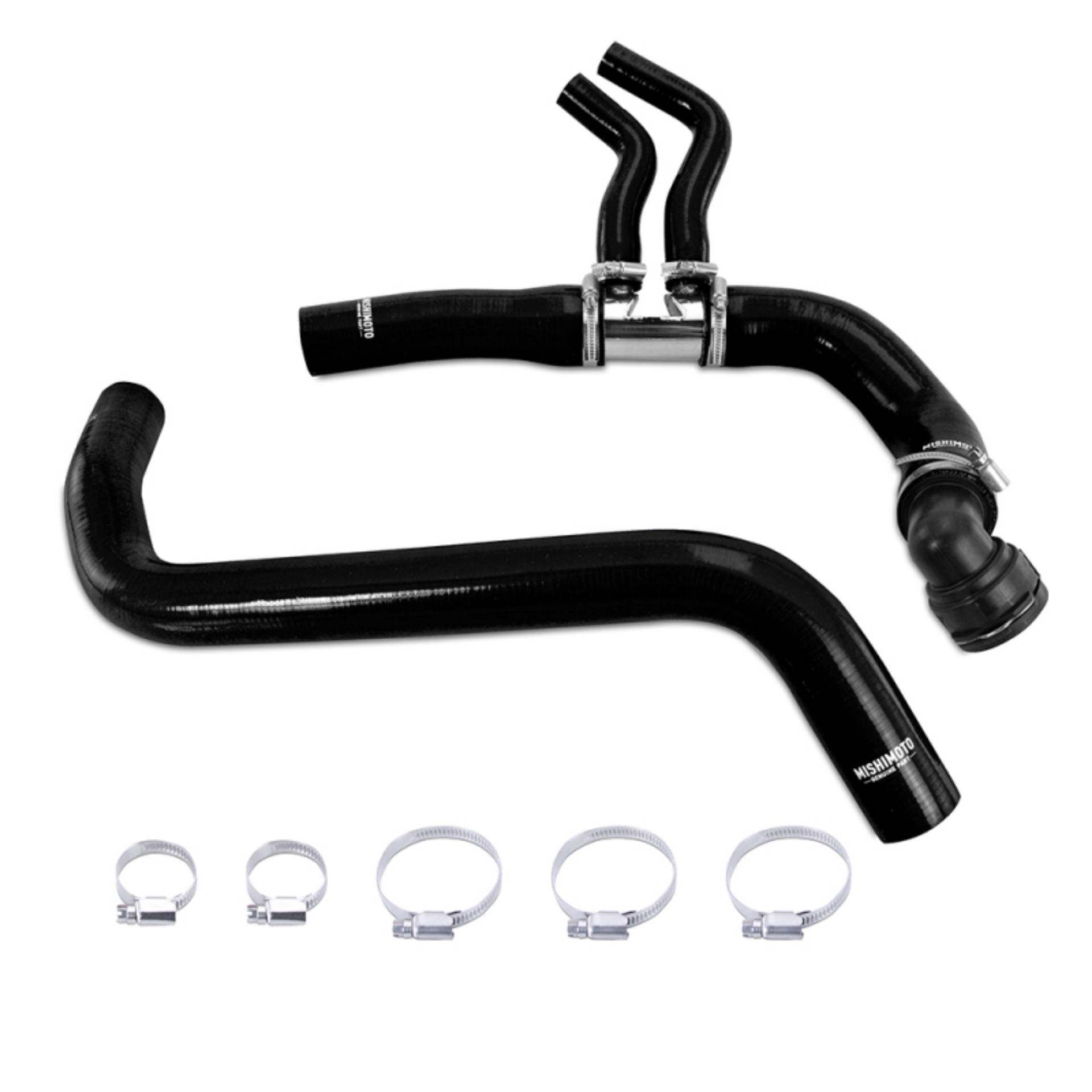 Picture of Mishimoto 11-14 Ford F-150 3-5L EcoBoost - 2-7L V6 Silicone Coolant Hose Kit - Black