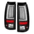 Picture of Spyder Chevy Silverado 1500-2500 03-06 Version 2 LED Tail Lights - Black ALT-YD-CS03V2-LED-BK