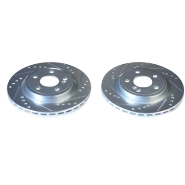 Picture of Power Stop 14-19 Mercedes-Benz CLA250 Rear Evolution Drilled & Slotted Rotors - Pair