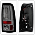 Picture of Spyder Chevy Silverado 1500-2500 03-06 Version 2 LED Tail Lights - Smoke ALT-YD-CS03V2-LED-SM