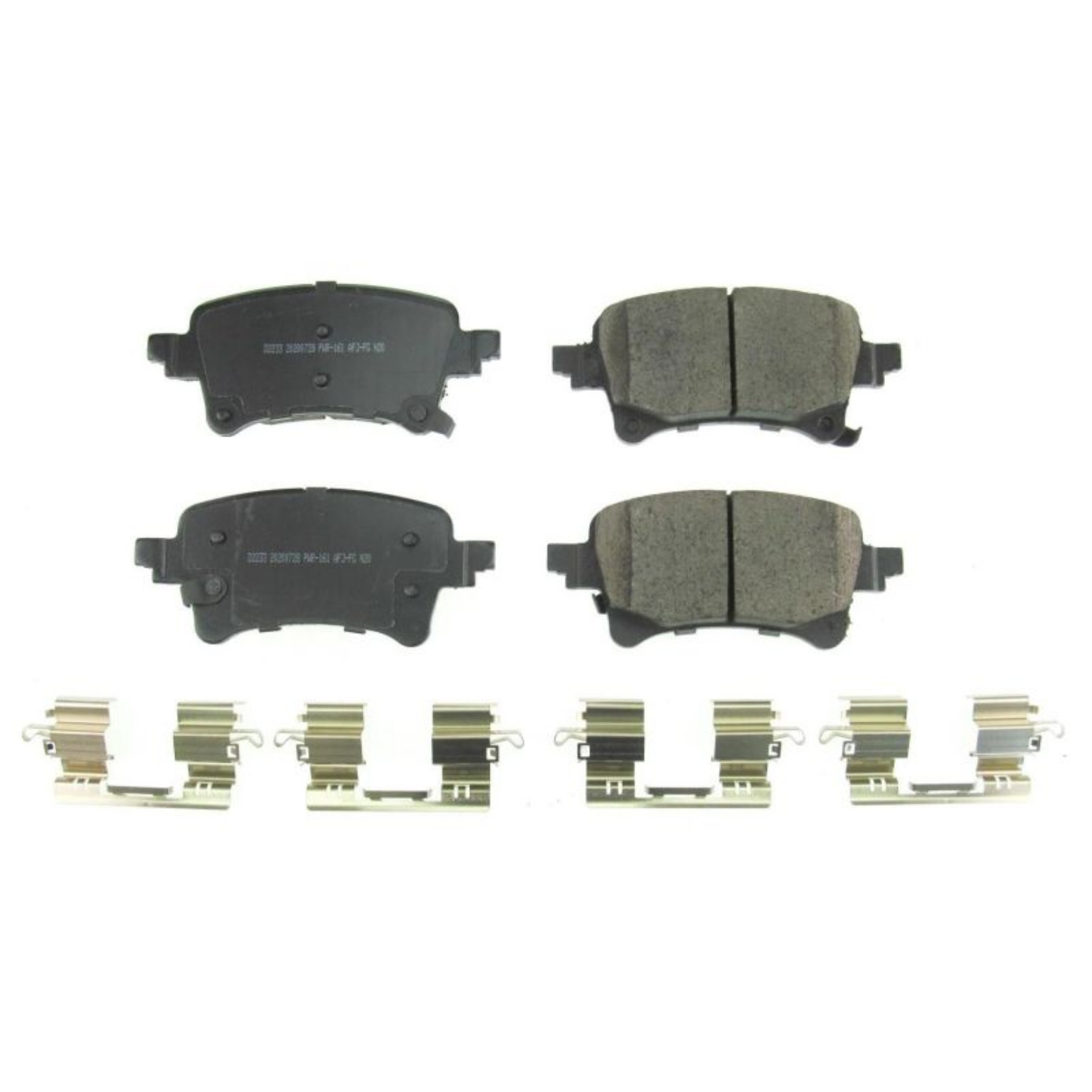 Picture of Power Stop 2020 Jeep Gladiator Rear Z17 Evolution Ceramic Brake Pads w-Hardware