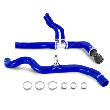 Picture of Mishimoto 18-20 Ford Raptor 3-5L EcoBoost Silicone Hose Kit - Blue