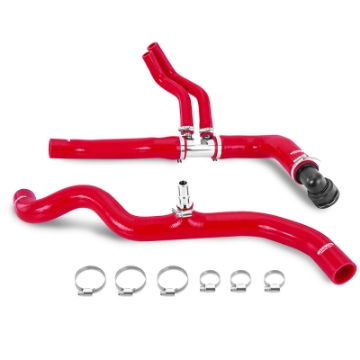 Picture of Mishimoto 18-20 Ford Raptor 3-5L EcoBoost Silicone Hose Kit - Red