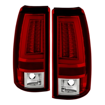 Picture of Spyder Chevy Silverado 1500-2500 99-02 Version 2 LED Tail Lights - Red Clear ALT-YD-CS99V2-LED-RC