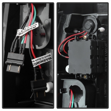 Picture of Spyder Chevy Silverado 1500-2500 99-02 Version 2 LED Tail Lights - Red Clear ALT-YD-CS99V2-LED-RC