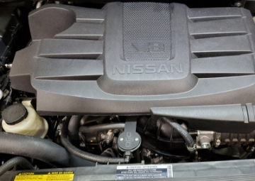 Picture of J&L 16-24 Nissan Titan 5-6L Passenger Side Oil Separator 3-0 - Black Anodized