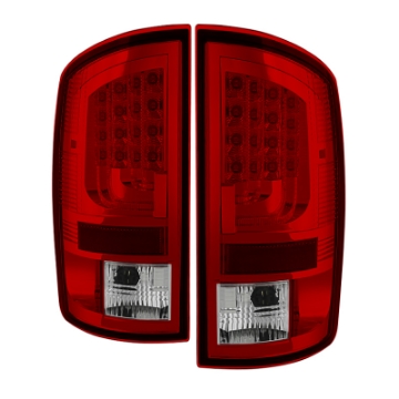 Picture of Spyder Dodge Ram 07-08 1500 Version 2 LED Tail Lights - Red Clear ALT-YD-DRAM06V2-LED-RC
