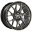 Picture of BBS CH-RII 22x9-5 5x108 ET37 Satin Platinum Center Black Lip SS Rim Protector Wheel - 70mm PFS Req