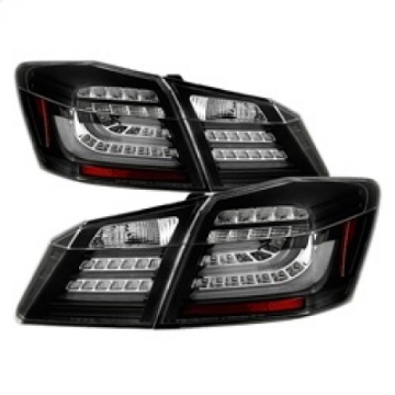 Picture of Spyder Honda Accord 2013-2015 4DR LED Tail Lights - Black ALT-YD-HA13LED-LED-BK