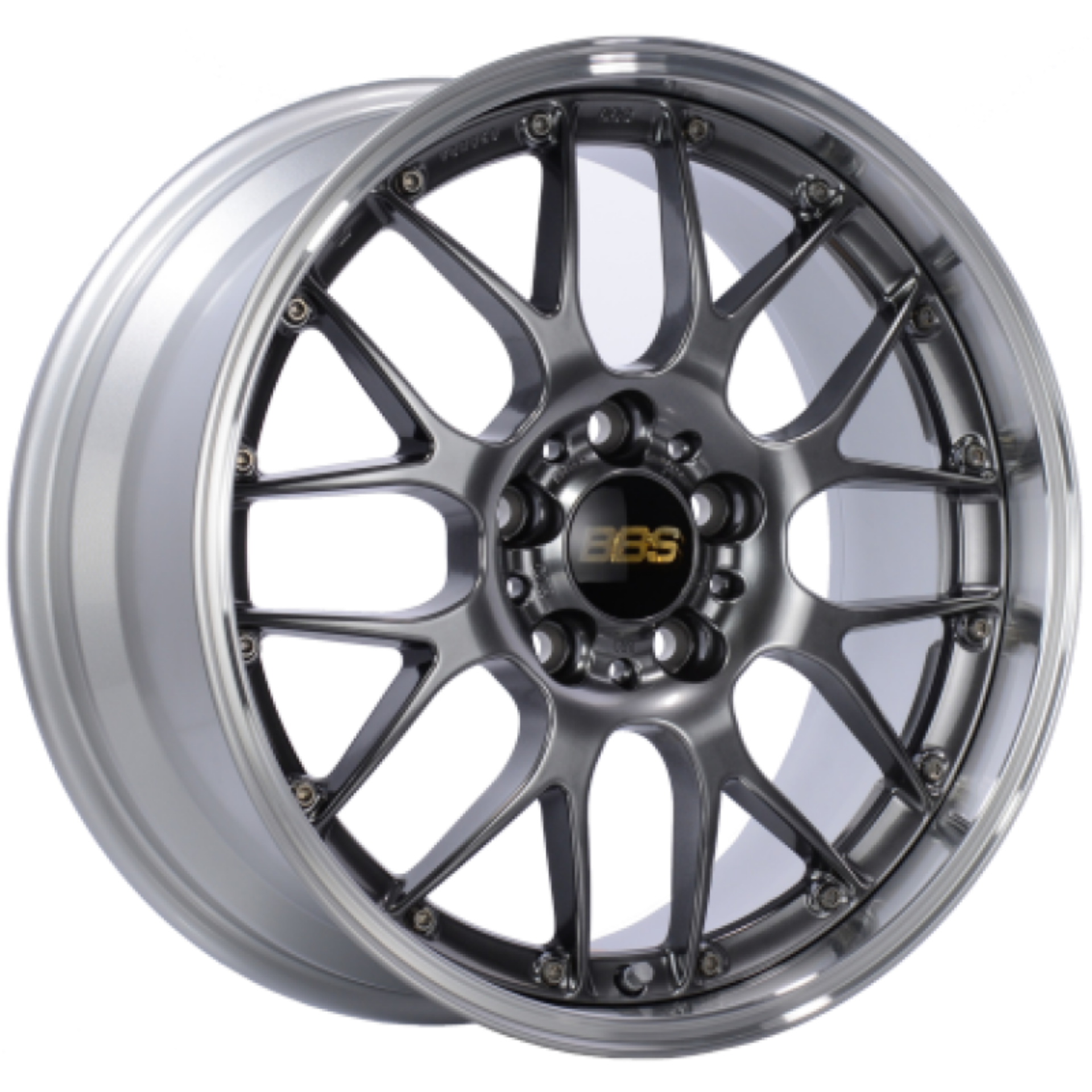 Picture of BBS RS-GT 18x9 5x120 ET45 - 72-5 CB Diamond Black Center Diamond Cut Lip Wheel