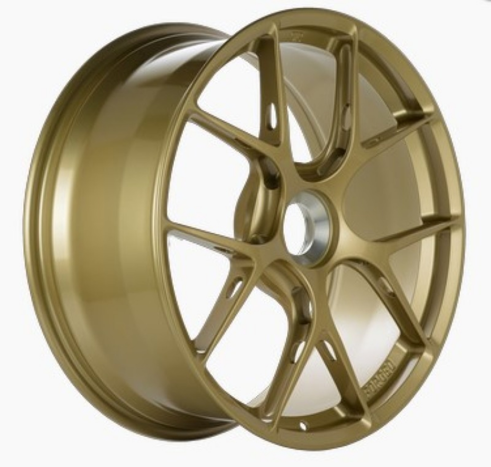 Picture of BBS FI-R 20x9 Center Lock ET52 - 84 CB Gold Wheel