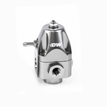 Picture of DeatschWerks DWR1000c Adjustable Fuel Pressure Regulator Dual 6AN Inlet and 6AN Outlet - Titanium