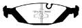 Picture of EBC 83-85 BMW 318 1-8 E30 Greenstuff Rear Brake Pads
