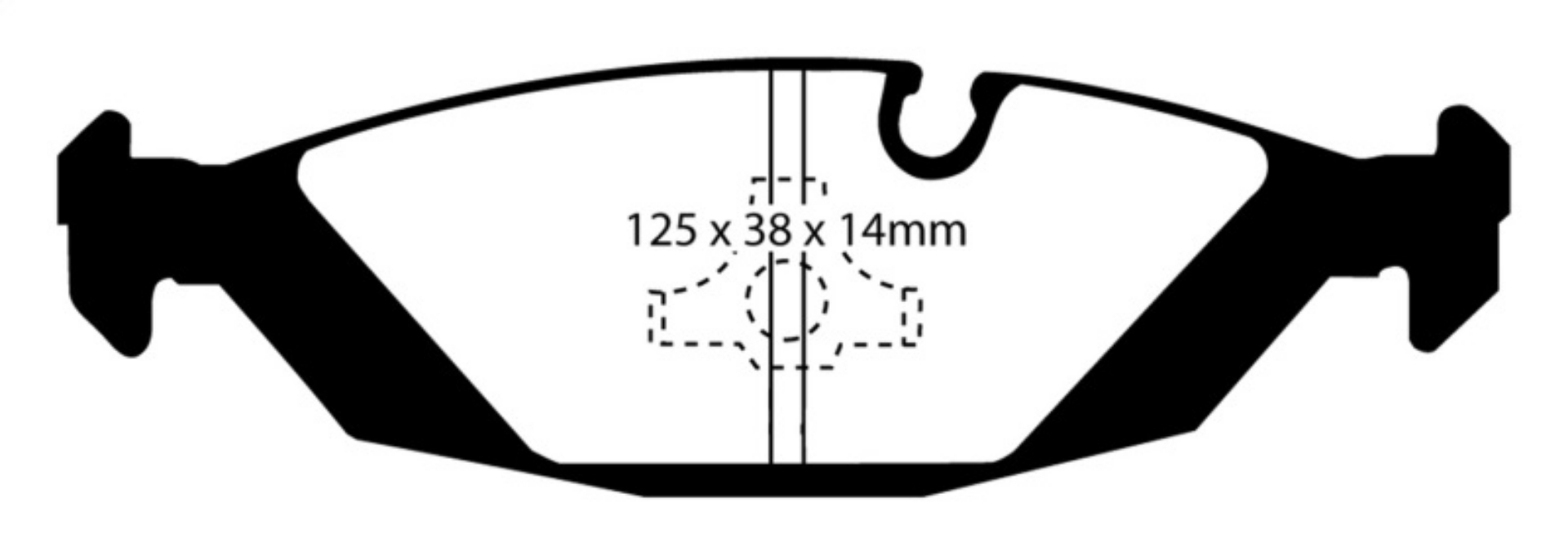 Picture of EBC 83-85 BMW 318 1-8 E30 Greenstuff Rear Brake Pads
