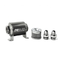 Picture of DeatschWerks Stainless Steel 8AN 10 Micron Universal Inline Fuel Filter Housing Kit 70mm