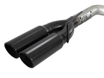 Picture of aFe Vulcan Series 3in 304SS DPF-Back 20-21 GM Trucks L6-3-0L td LM2 - Dual Black Tip