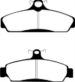 Picture of EBC 83-87 Chevrolet Corvette C4 5-7 Redstuff Front Brake Pads