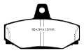 Picture of EBC 83-90 Volvo 760 2-3 Turbo ABS Girling Redstuff Rear Brake Pads